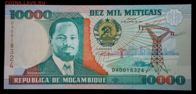 Мозамбик 10000 метикал 1991 unc до 31.08.17. 22:00 мск - 2