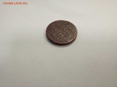 2 скиллинга Норвегия 1827 г. - 20170825_145755
