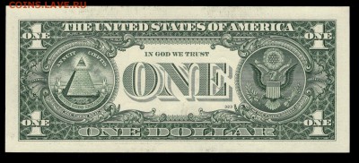 США 1 доллар 2009 UNC до 30.08 22:00 - 1$ 2009 реверс