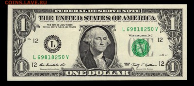 США 1 доллар 2009 UNC до 30.08 22:00 - 1$ 2009 аверс