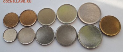 Заготовки для монет обр. 1997г 1, 5, 10, 50к; 1, 2, 5, 10р. - QcTSsICy_dE (1)