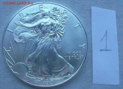 1 доллар 2013 УНЦИЯ шагающая свобода США Ag - 1650 - 1$ 2013 -1.JPG