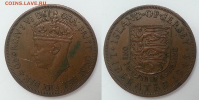 12 шиллинга Джерси 1945г. Георг 6 - 31.08.17 22:00:00 мск - 20170826_111356