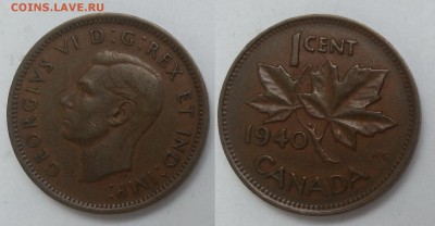 1 цент Канады 1940 г. Георг 6 - 31.08.17 22:00:00 мск - 20170826_111641