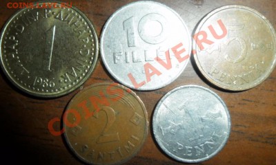 5 иностранных монет - Б