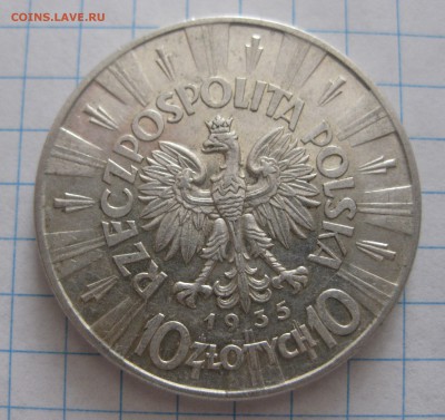 10 злотых 1935 г. Пилсудский с 200 - IMG_4975.JPG