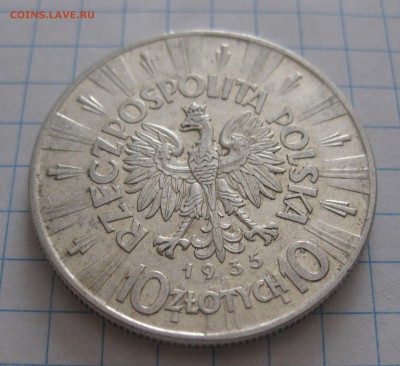 10 злотых 1935 г. Пилсудский с 200 - IMG_4974.JPG