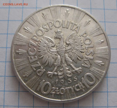 10 злотых 1935 г. Пилсудский с 200 - IMG_4973.JPG