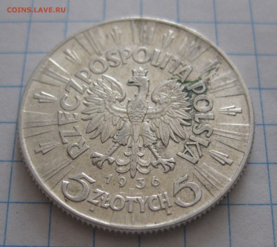 5 злотых 1936 г. Пилсудский с 200 - IMG_4998.JPG