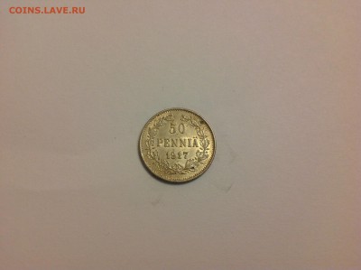 50 ПЕННИ 1917г. С КОРОНОЙ. - 1 (12)