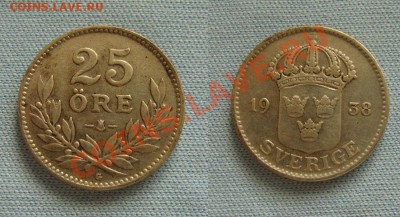 Швеция -- 25 оре 1938 серебро -- до 08.03.2011 в 22.00  М - шв 1938
