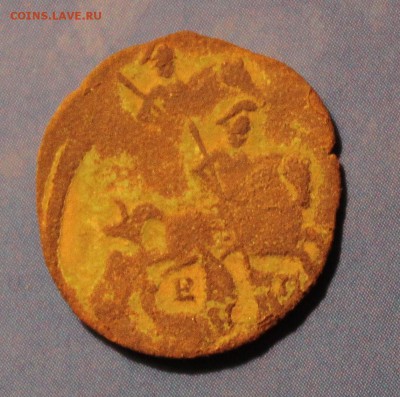 Монета полушка 1767 ( интересное соударение) - _MG_3883.JPG