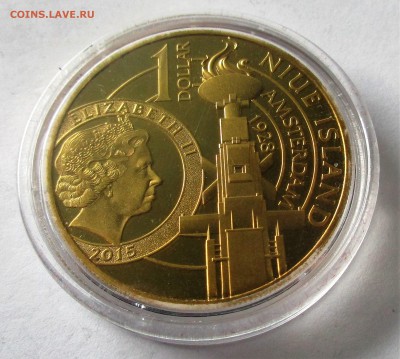 НИУЭ 1 доллар 2015. Пааво Нурме. ПРЕДПРОДАЖНАЯ. - 004.JPG