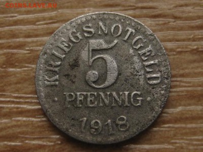 НотгельдBRAUNSCHWEIG 5 пф. 1918 Func56.1а до 30.08.17в22.00М - IMG_3417.JPG