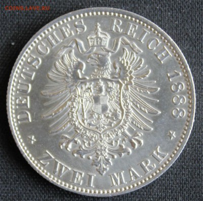 RAR ПРУССИЯ 2 марк 1888г.ФРИДРИХ-III В КОЛЛЕКЦИЮ!до 3.9 - IMG_7895.JPG