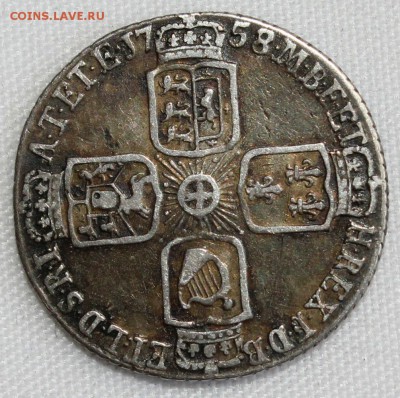 С 1 руб. RAR БРИТАНИЯ 6 пенсов 1758г. ГЕОРГ-II до 3.09 в 22 - IMG_8554.JPG