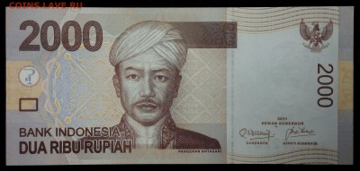 Индонезия 2000 рупий 2009 (2011) unc до 02.09.17. 22:00 мск - 2