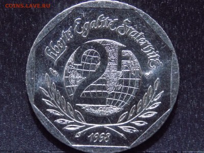 Франция, 2 франка 1998-Декларация. - DSCN3093.JPG