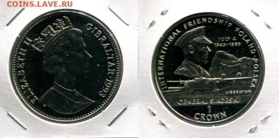 Гибралтар 1Cr 1993 Сикорский до 01.09.17 23-00 мск - Gibraltar 1Cr 1993 Poland