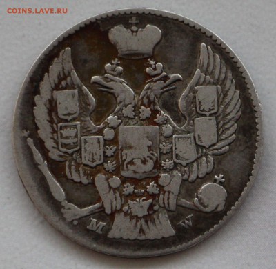 20 копеек - 40 грошей 1842 года MW Оценка! - IMG_3653.JPG