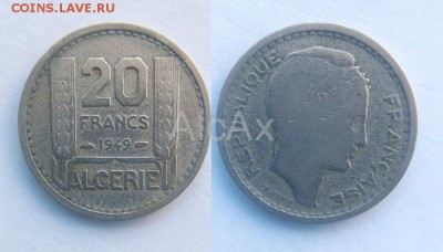 Алжир 20 франков 1949 до 4.09 - 53329076