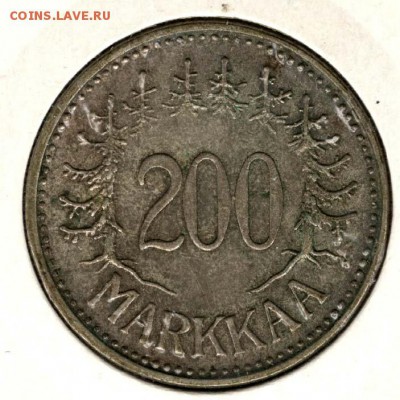 Финляндия, 200 марок 1956. С 200. До 31.08 - 075