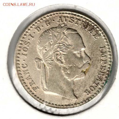 Австрия, 10 геллеров 1869. С 500. До 31.08 - 094