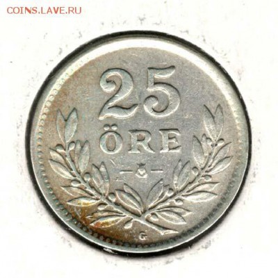 Швеция, 25 эре 1938. С 200. До 31.08 - 101