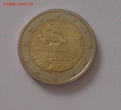 ПОРТУГАЛИЯ - 2 евро ТИМОР корабль до 5.09, 22.00 - Португалия 2 е БИМ корабль Тимор_2