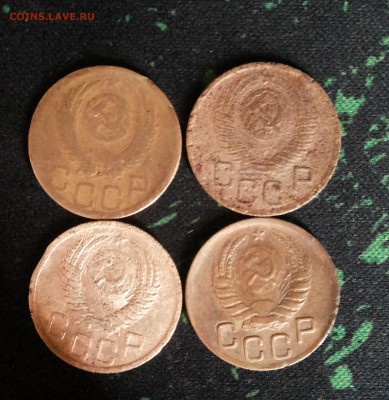 3коп 1952, 1950, 1949, 1946 года. До:02.09.2017, 22:00 MSK - 20170830_192155
