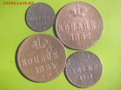 полушка 1852, денежка1861,коп1852,коп1854 31.08.2017 22-00 м - DSCN0330.JPG