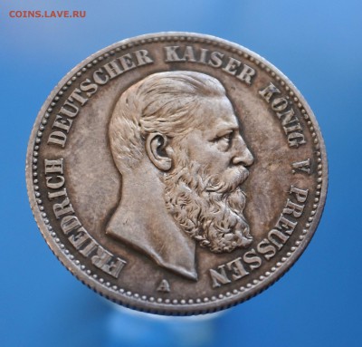 Пруссия 2 марки 1888г (2)  до 3.09. 22-00 мск - 19