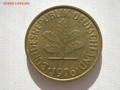 ФРГ 5 пфеннигов 1976 F - определение разновидности - IMG_3275