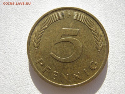 ФРГ 5 пфеннигов 1976 F - определение разновидности - IMG_3274