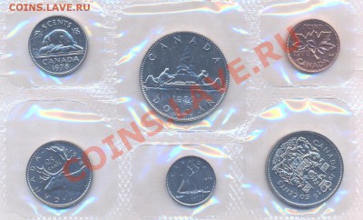 Набор Канады 1978г.Mint, Старт 1.Р. до 7.03.11г. в 22.00МСК - 1978-2
