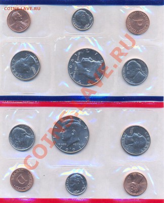 Набор США 1991г.Mint, Старт 1.Р. до 7.03.11г. в 22.00МСК - 1991u-1
