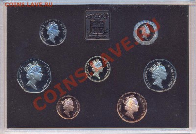 Набор Англии 1985г. Proof Старт 1.Р. до 8.03.11г. в 22.00МСК - 1986-1