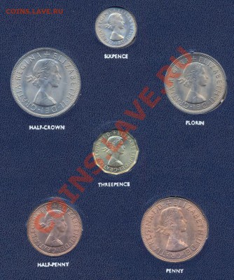 подборка монет Англии 1967г Старт 1.Р. до 8.03.11г. в 22.00М - 1967-1
