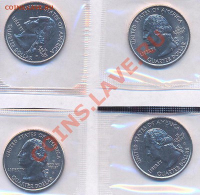 квотеры США,1999г.Mint  Старт 1.Р. до 7.03.11г. в 22.00МСК - 1