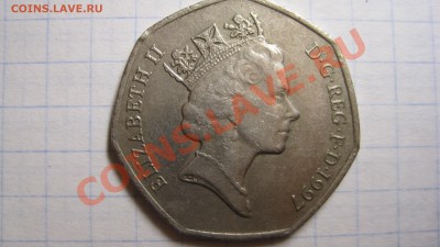 50 Pence, 50 Пенсов, Англия, Великобритания, 1997 год - IMG_0513.JPG