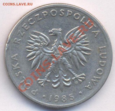 Польша 20 злотых.1985 г. До 6.03.11 г. 20-00 МСК. - Польша 20.1