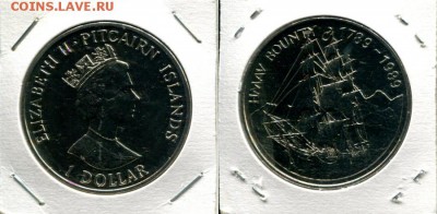 Питкерн 1$ 1989 до 08.09.17 23-00 мск - Pitcairn 1$ 1989 Bounty