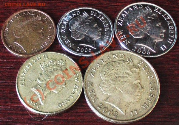 Новая Зеландия, 5 монет до 28.03 до 21.00 мск - зеландия 1.JPG