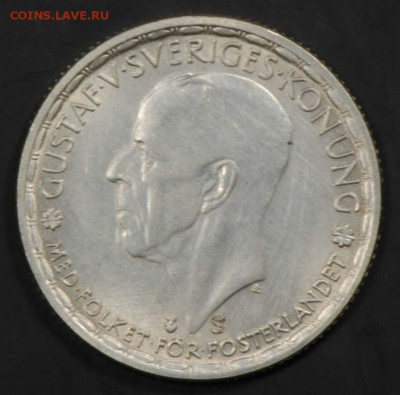Швеция, 1 крона 1945. С 250. До 08.09 - 026