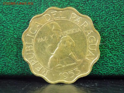 парагвай 50 сентимо 1953г  до  11.09 21-00 - DSCN6374