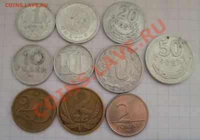 10 иностраных монет  до 10. 03 .11 в 22-00 - 2010 новые 004