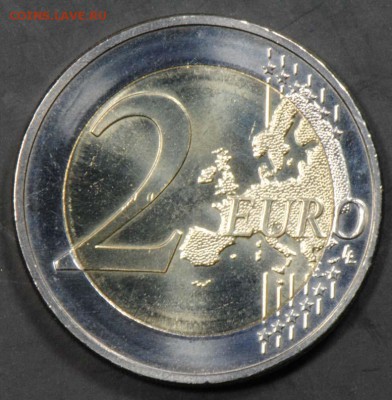Эстония,2 евро 2012,10 лет Евро,без обращения.С 200.До 07.09 - 042