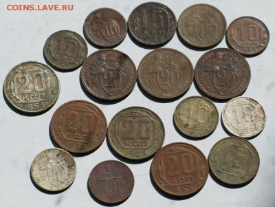 10,15,20 копеек до 1961 г 18 шт  до 12.08.17 в 22.00 - DSC02583.JPG