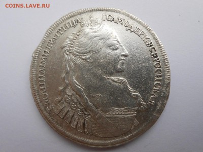 1 рубль 1734 года. "в" на наплечнике. - DSCN3673