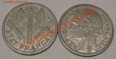 Франция 1 фр 1946, 1942   Окончание:10.03.11. в 22-00 - IMG_0778